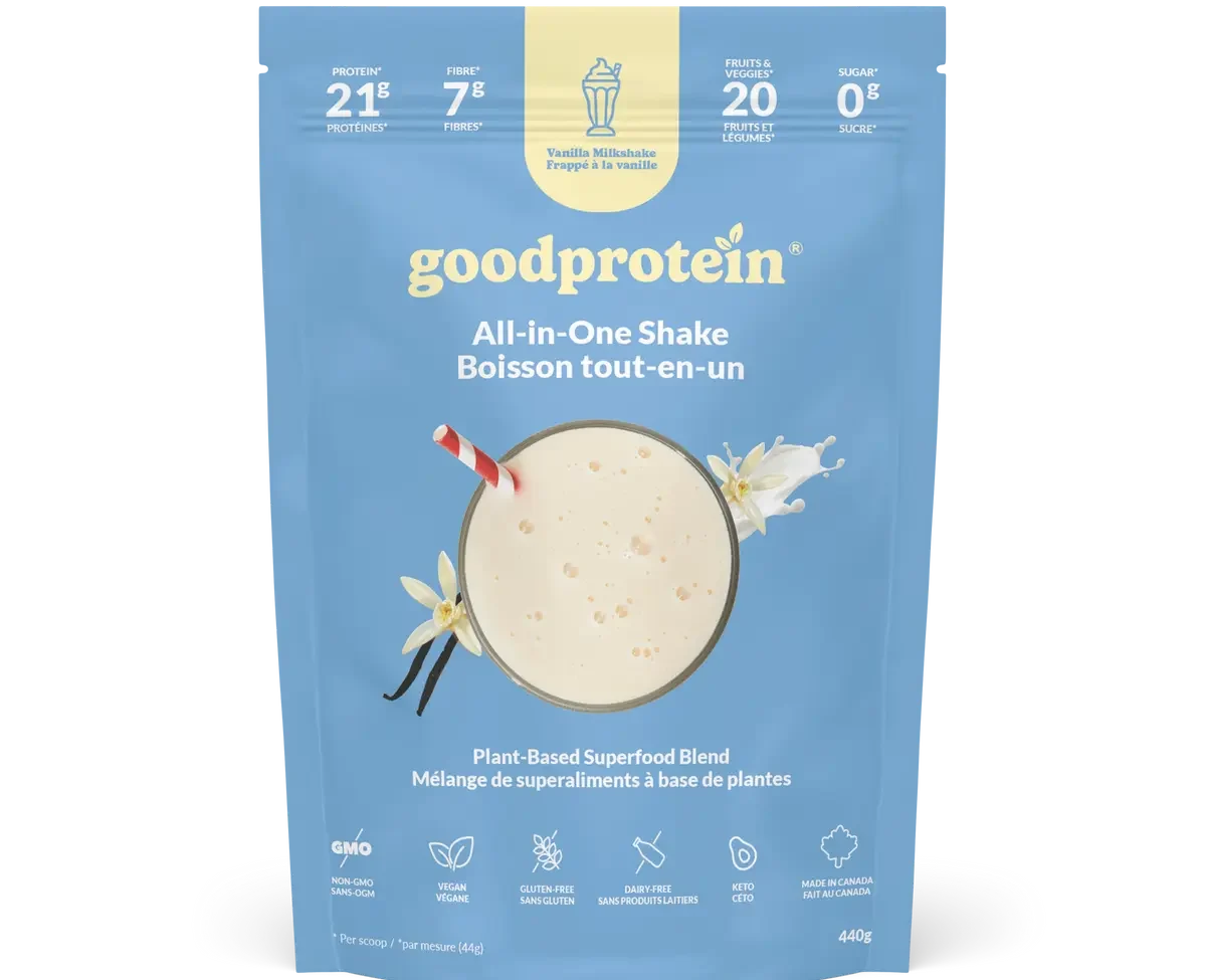 Good Protein All-in-One Shake 440 g pouch in Vanilla Milkshake flavour