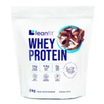 LEANFIT Whey Protein Chocolate 2 kg bag sold in Canada