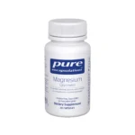 Bottle of Pure Encapsulations Magnesium (glycinate), 120 mg per capsule